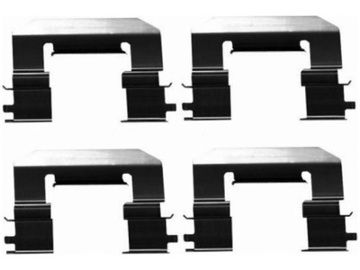 Набір монтажний гальмівних колодок перед kia pro ceed ii 1.0-1.6 13-18 фото №1