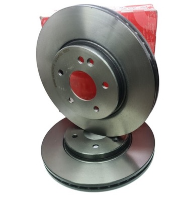 2x гальмівні диски гальмівні osi перед mercedes clk c208 c w202 e w210 s210 slk r170 фото №1