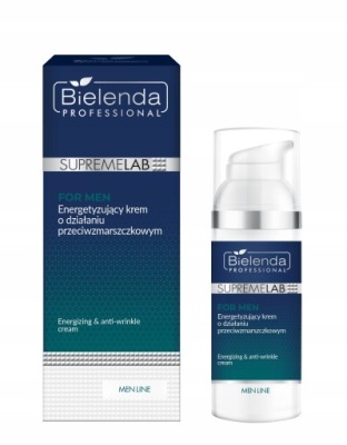 BIELENDA SUPREMELAB MEN LINE ENERGIZUJÚCI KRÉM PROTI VRÁSKAM 50 ML