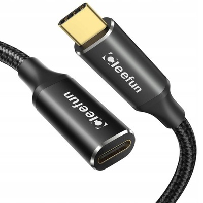 KABEL PRZEDŁUŻACZ NYLON USB-C USB TYP C 3M CLEEFUN