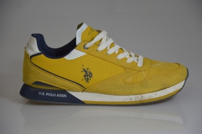 Buty poreklamacyjne sneakersy U.S. Polo Assn. NOBIL003A-YEL001 r. 45