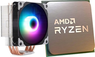 Procesor AMD Ryzen 7 2700x 8 RDZENI AM4+COOLER RGB