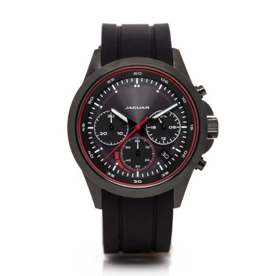 Zegarek Jaguar Solar Watch, czarno-czerwony