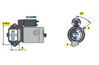 BOSCH ARRANCADOR BMW 1 E81 2,0 06-  