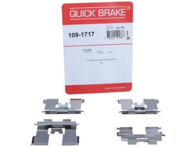 JUEGO DE MONTAJE ZAPATAS PARTE TRASERA QUICK BRAKE 109-1717  