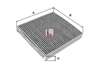 FILTRO CABINAS CON WEGLEM CITROEN C5 II C6 PEUGEOT 407  