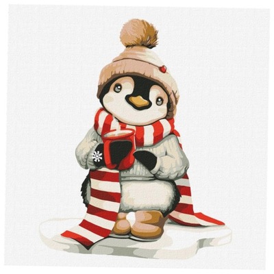 Malowanie po numerach - Ulubiona zima 30x30cm