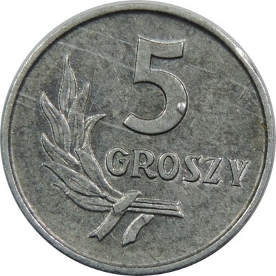 5 GROSZY 1965 - POLSKA - STAN (1-) - K2819