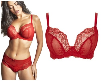 85G Panache Ana salsa red biustonosz soft plunge