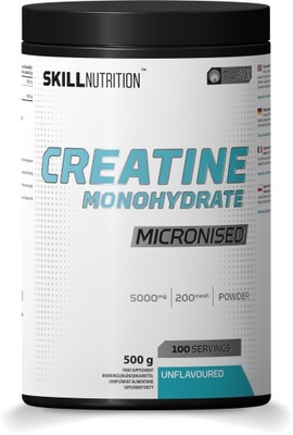 SKILL NUTRITION MIKRONIZOWANY MONOHYDRAT KREATYNY 500g