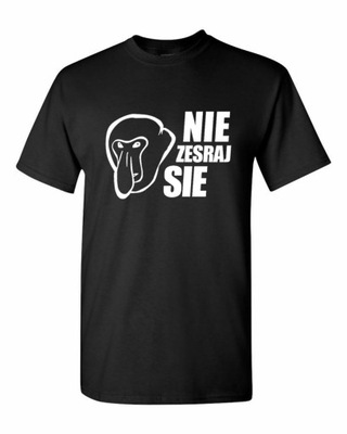 KOSZULKA MĘSKA NIE ZESRAJ SIĘ ROZ. XXL