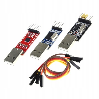 MODUŁ 3szt PL2303 CH340 USB NA TTL CP2102