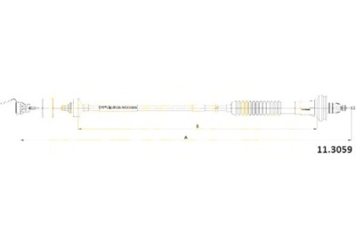 LINKA SPRZĘGŁA PEUGEOT COFLE