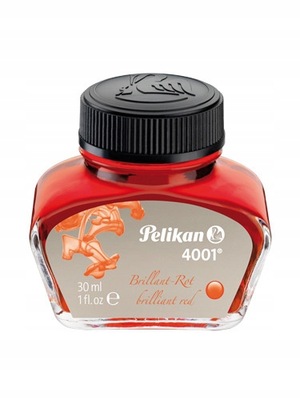 Atrament Pelikan 4001 CZERWONY 30 ml