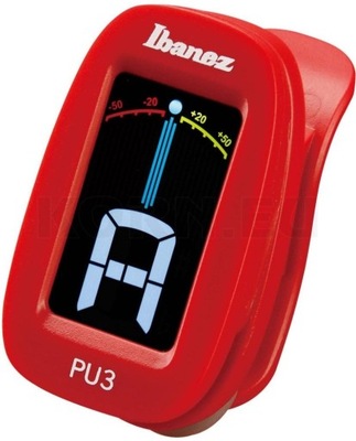 Ibanez PU3-RD - tuner gitarowy z klipsem czerwony