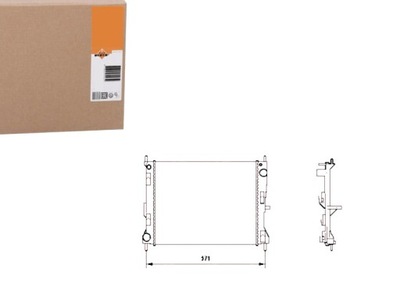 NRF RADUADOR DEL MOTOR O A DN2235  