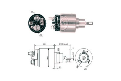 ERA JUNGIKLIS ELEKTROMAGNETINIS ERA INNOCENTI VOLVO BMW FIAT SAAB 