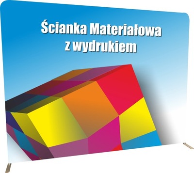 Ścianka Tekstylna Prosta z wydrukiem 300x230