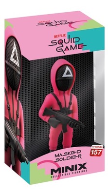 MINIX Squid Game Masked Soldier Triangle Guard 12 cm Netflix