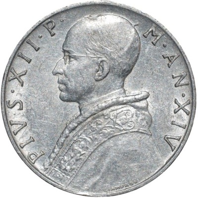 Watykan 10 lirów 1951 - 1953