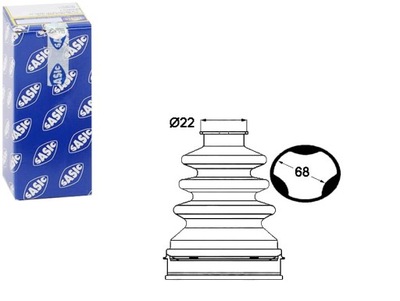 Sasic 1904027 набор защита, система рулевой фото №1