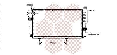 VAN WEZEL 40002095 РАДИАТОР, СИСТЕМА ОХЛАЖДЕНИЯ