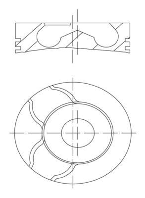 MAHLE ПОРШЕНЬ RENAULT