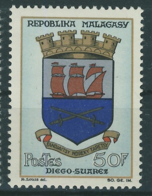 Malagasy 50 fr. - Herb Diego-Suares