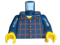 Lego 973pb0086c01 tors c niebieska koszula w kratę