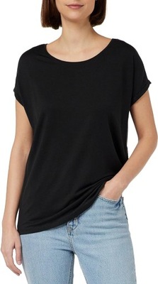 T-shirt basic damski tall VERO MODA czarny M