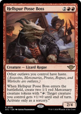 MTG Hellspur Posse Boss (OTJ) - stan NM