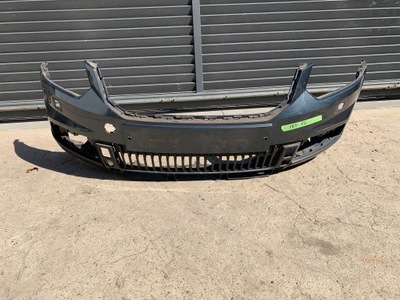 Бампер перед skoda yeti lift омыватель фото №1