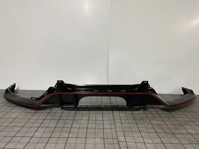 Диффузор бампера задняя honda civic x type r карбон фото №1