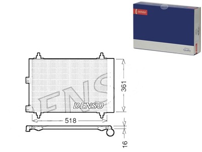 DENSO CONDENSER AIR CONDITIONER CITROEN XSARA PICASSO  