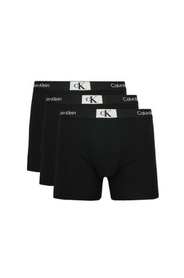 CALVIN KLEIN BOXERS - BOKSERKI MĘSKIE 3P CZARNY S