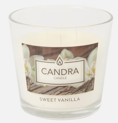 Świeca zapachowa Candra Sweet Vanilla Ø 13.5 x 12.5 cm