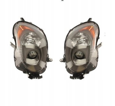 Alfa romeo mito 955 08- фари лампи перед права + ліва комплект h7e фото №1