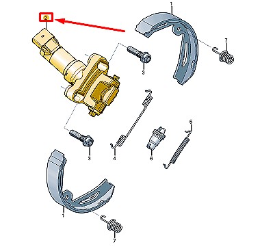 Audi e-tron gt rear правий hand brake двигун 9y0907616 фото №1