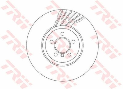 DISCOS DE FRENADO PARTE DELANTERA TRW DF6613S  