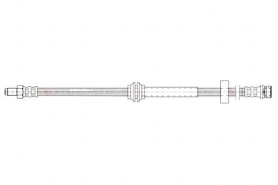 ПАТРУБОК ТОРМОЗНОЙ ELAST. FORD FOCUS 1.4-2.0 10.98-