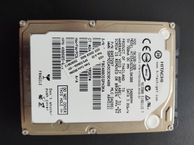 Dysk Hitachi HTS543232L9A300 320 GB SATA 2,5 cala