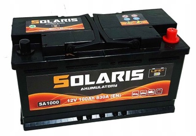 BATERÍA SOLARIS 100AH 830A NUEVO MODELO  