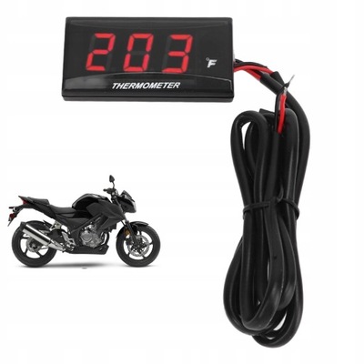 INDICADOR TEMPERATURA TERMO MOTOCICLETA LCD  