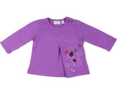 Fioletowa bluzeczka MEXX bawełna 50-56 cm