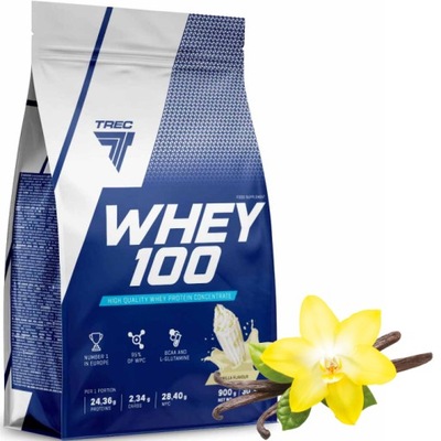 TREC WHEY 100 900G WANILIA