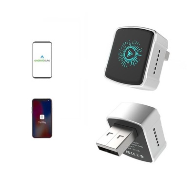 Bezprzewodowy Carplay Android Auto Adaptor do samochodu Wifi Voice Assistant IOS