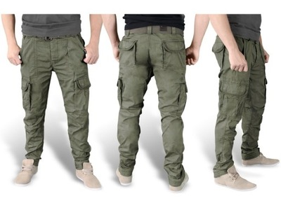 Spodnie M65 PREMIUM Slim Bojówki SURPLUS + PAS XL