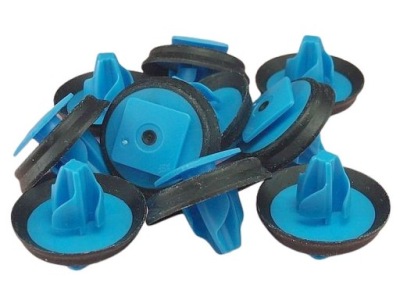 10x клипса клипса накладки порог stelvio крыла renegade fiat 500l 500x panda фото №1