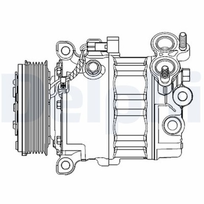 КОМПРЕССОР КОНДИЦИОНЕРА FORD C-MAX II 1.6 TDCI 10-19