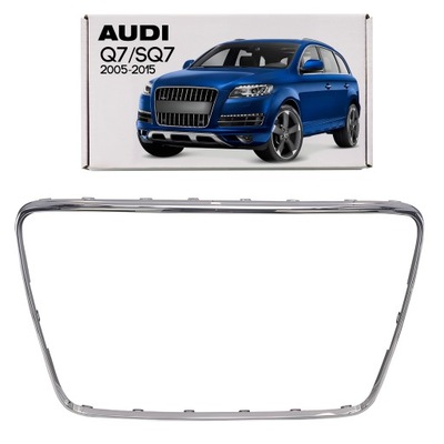 Audi q7 / sq7 4l 2005-2015 рамка решетка хромированная 4l0853651a фото №1